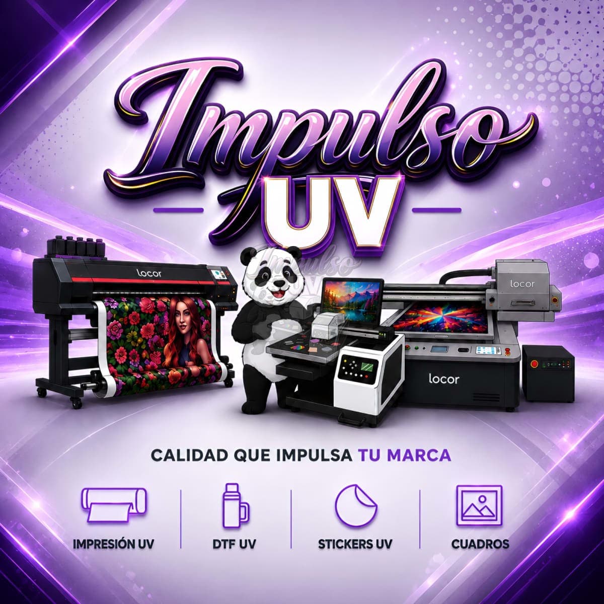 Stickers UV en Vinilo (Holográfico - Sin Relieve)